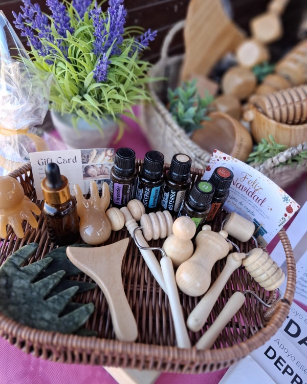 Foto de productos para masajes relajantes